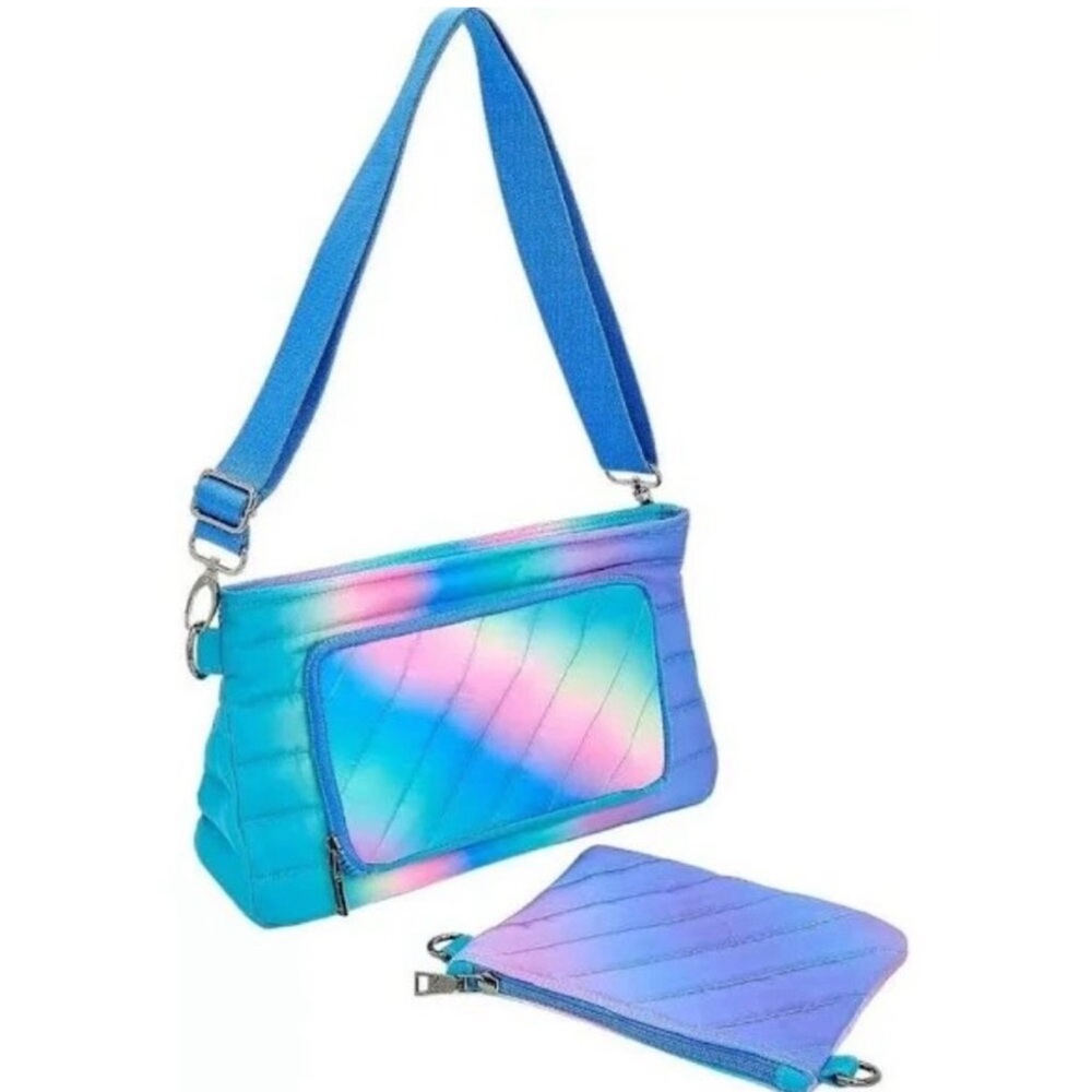 Think Royln Colorful Tie-Dye Shoulder Bag NWT